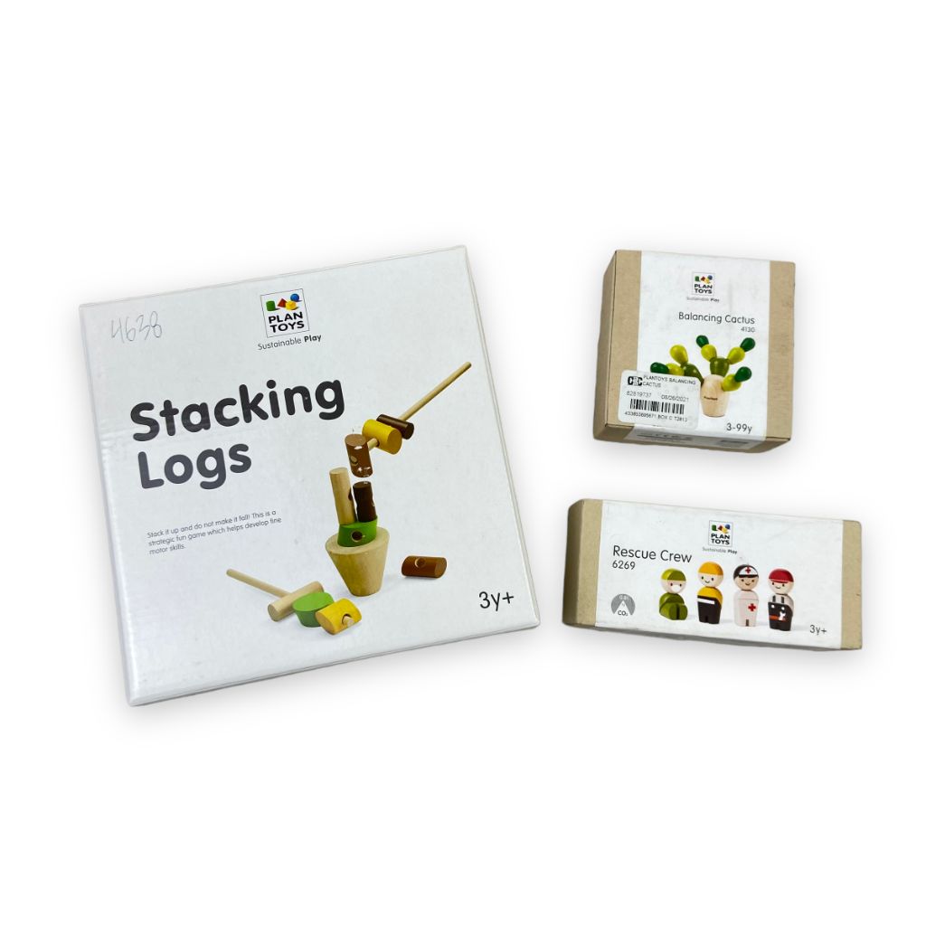 PlanToys - PlanToys Preschool Play Bundle with Rescue Crew