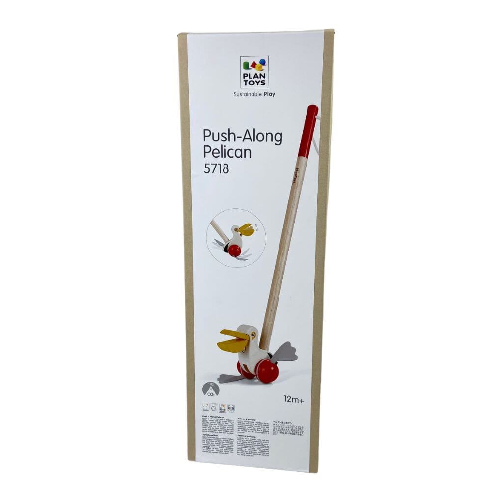 PlanToys Push Along Pelican Toys