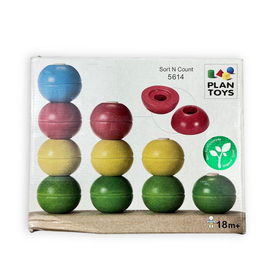 PlanToys Sort N Count Learning Toys & Activities