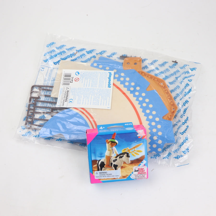 Playmobil Tipi and Figurine