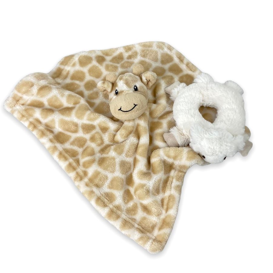 Plush Blankie and Ring Rattle