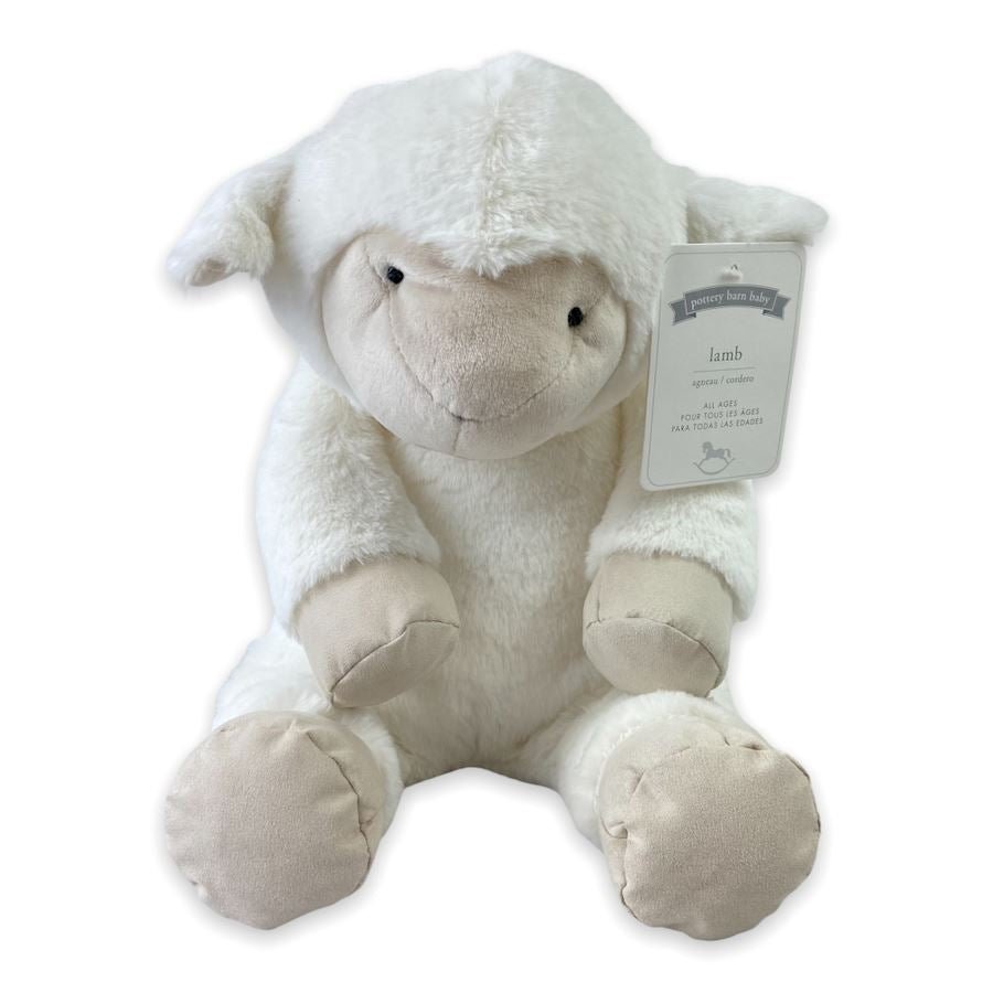 TOYCYCLE - Potter Barn Baby Lamb Critter Plush