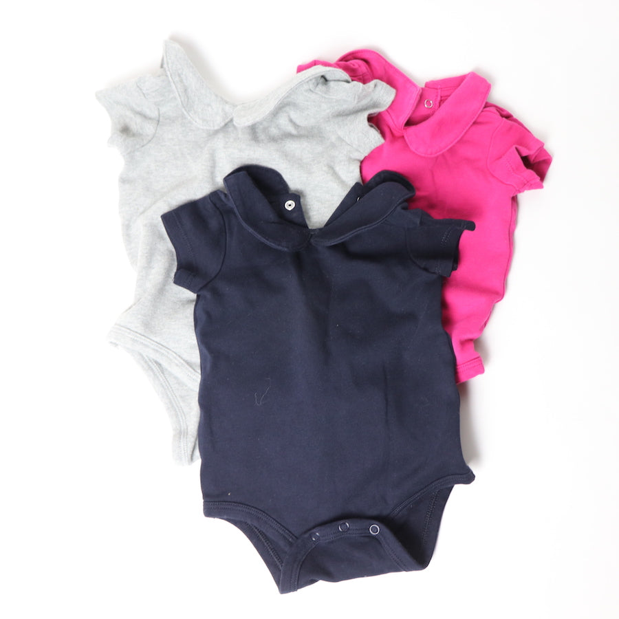 Primary Peter Pan Babysuit Bundle 3-6M