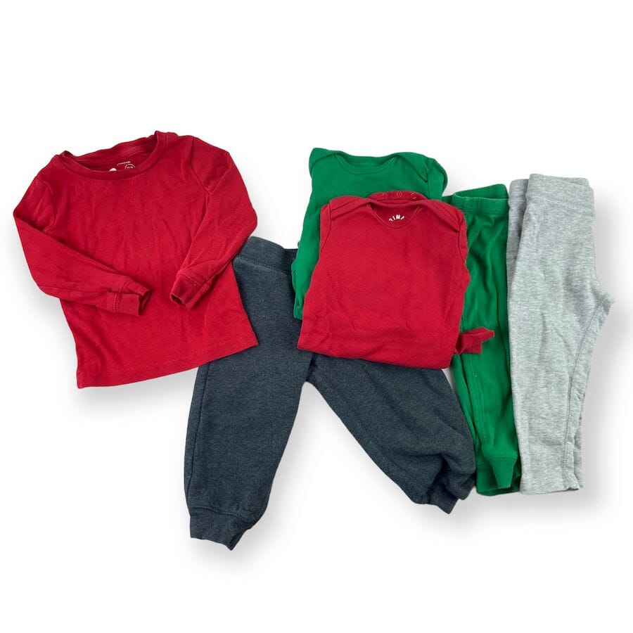 Primary Red & Green Bundle 12-18M Clothing