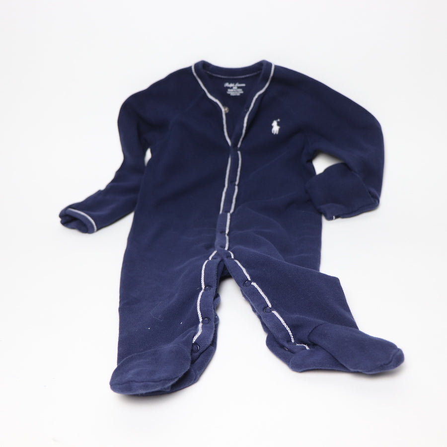 Ralph Lauren Footed Coverall 6M