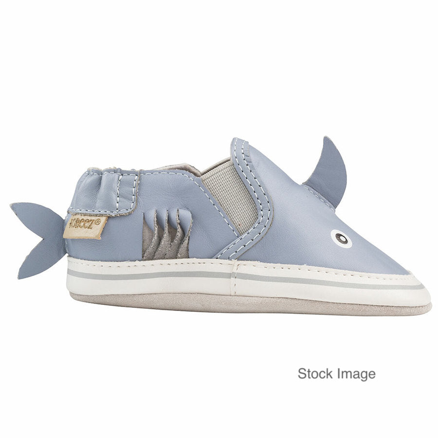 Robeez Sebastian Shark Soft Soles 6-12M