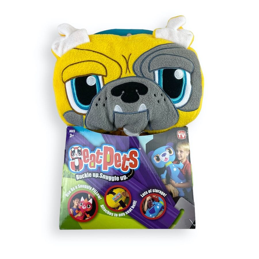 Seat Pets Plush Bulldog Toys