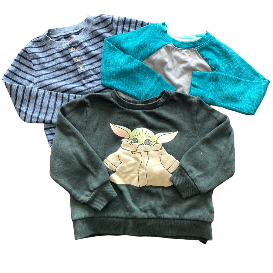 Set of Three Long Sleeve Tops 3T