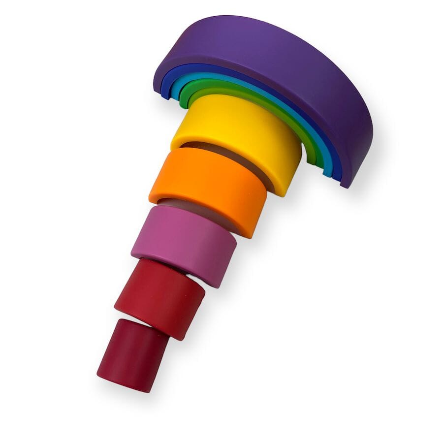 Silicone Rainbow Nesting Stacker Toys & Games