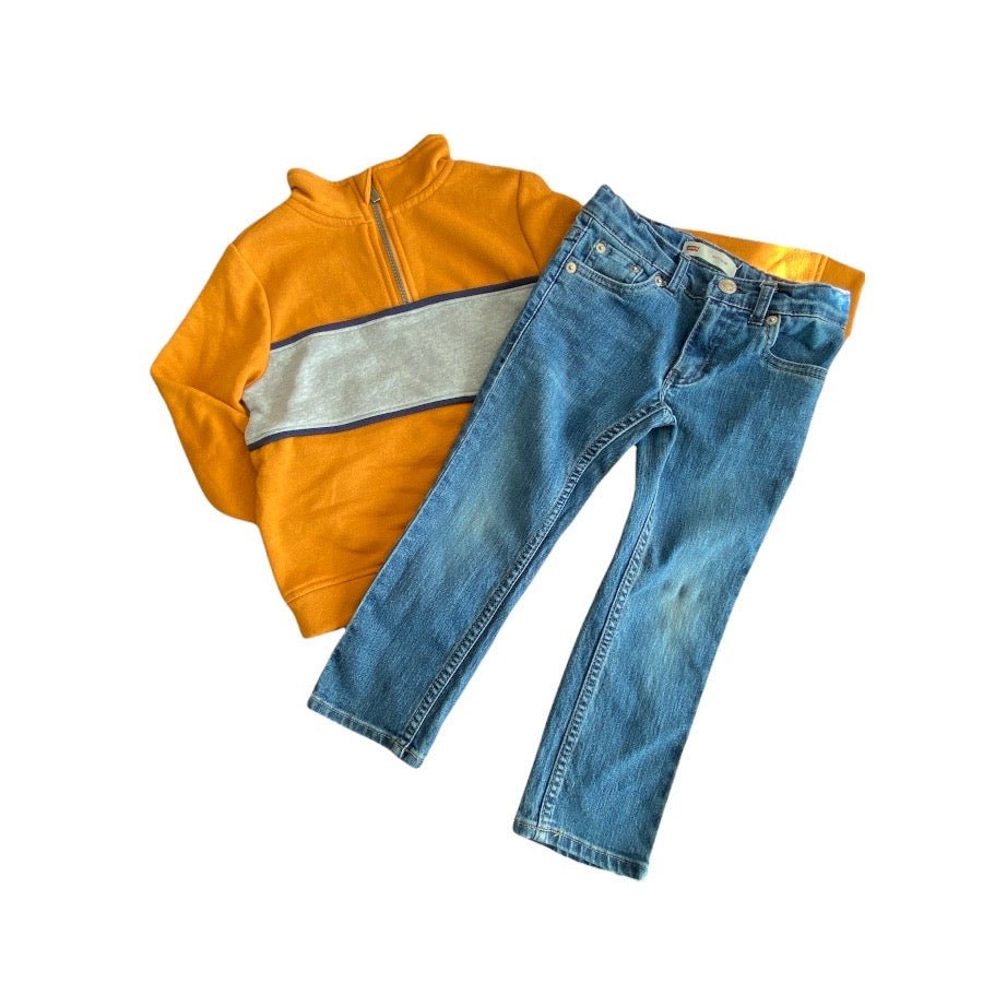 TOYCYCLE - Sweatshirt & Jeans Set 4T