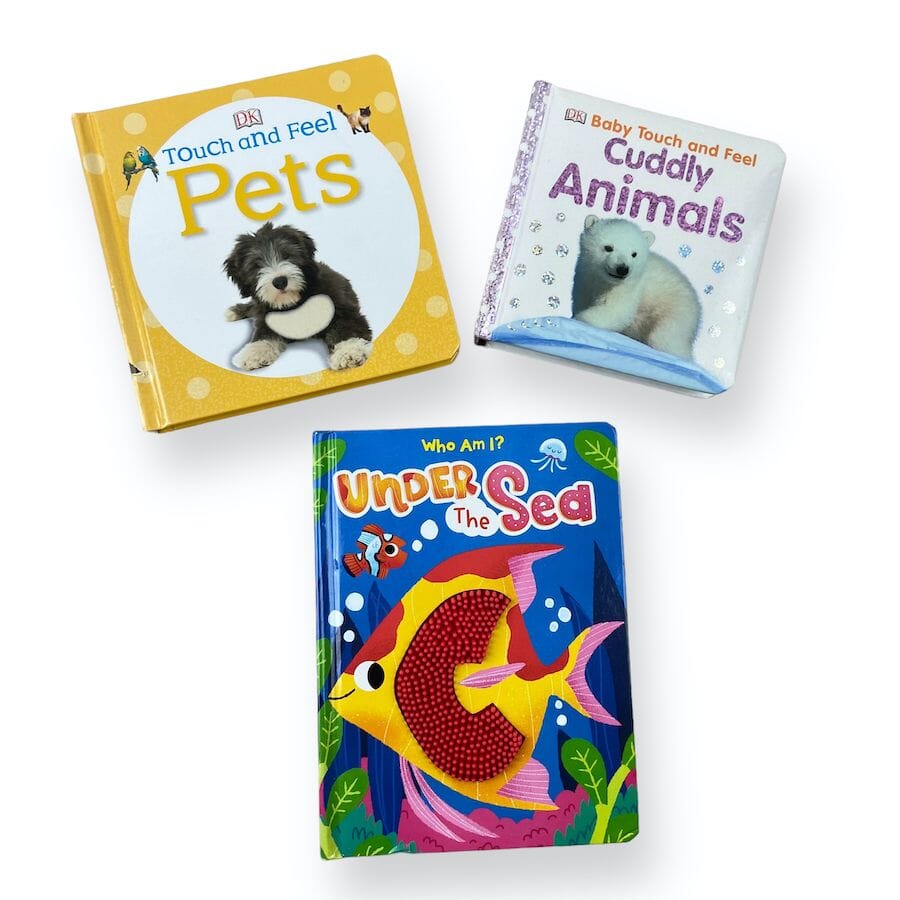 Tactile Sensory Board Book Bundle Books