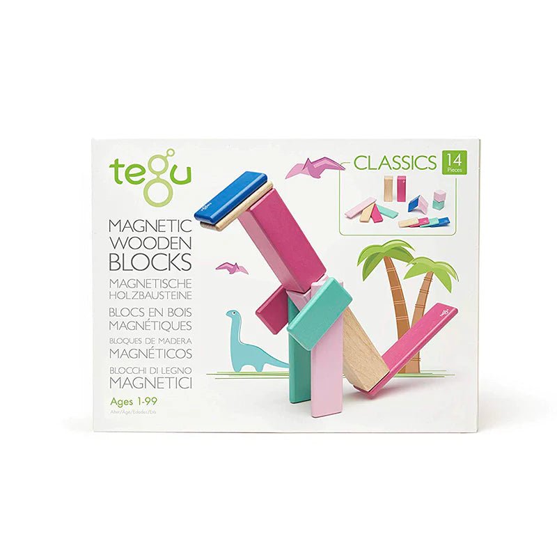 Tegu - Tegu Magnetic Wooden Blocks - 14 Piece