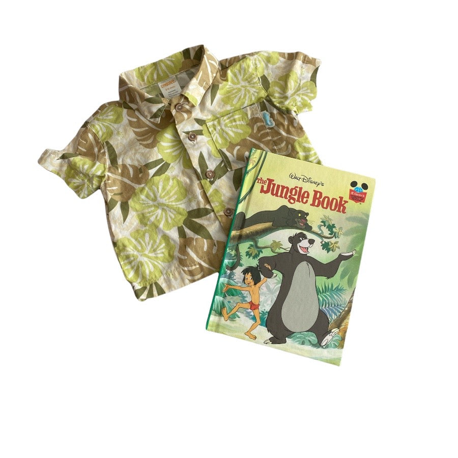 Tropical Shirt & Book Bundle 3-6