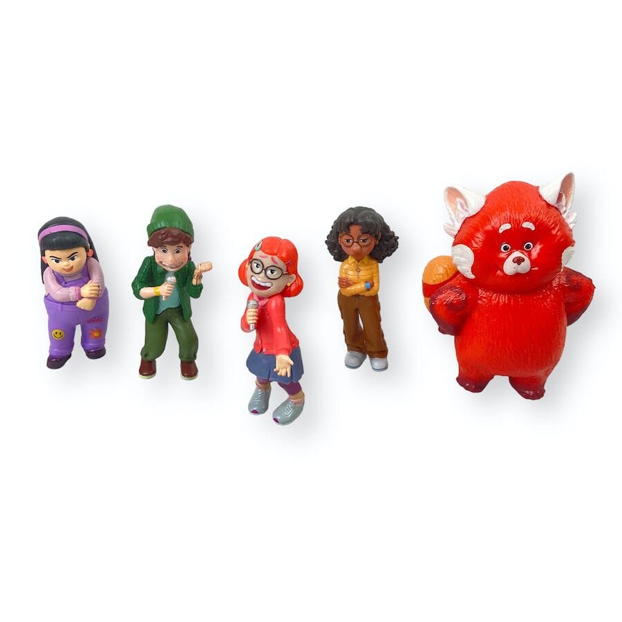 Turning Red 3" Figure Play Set Toys