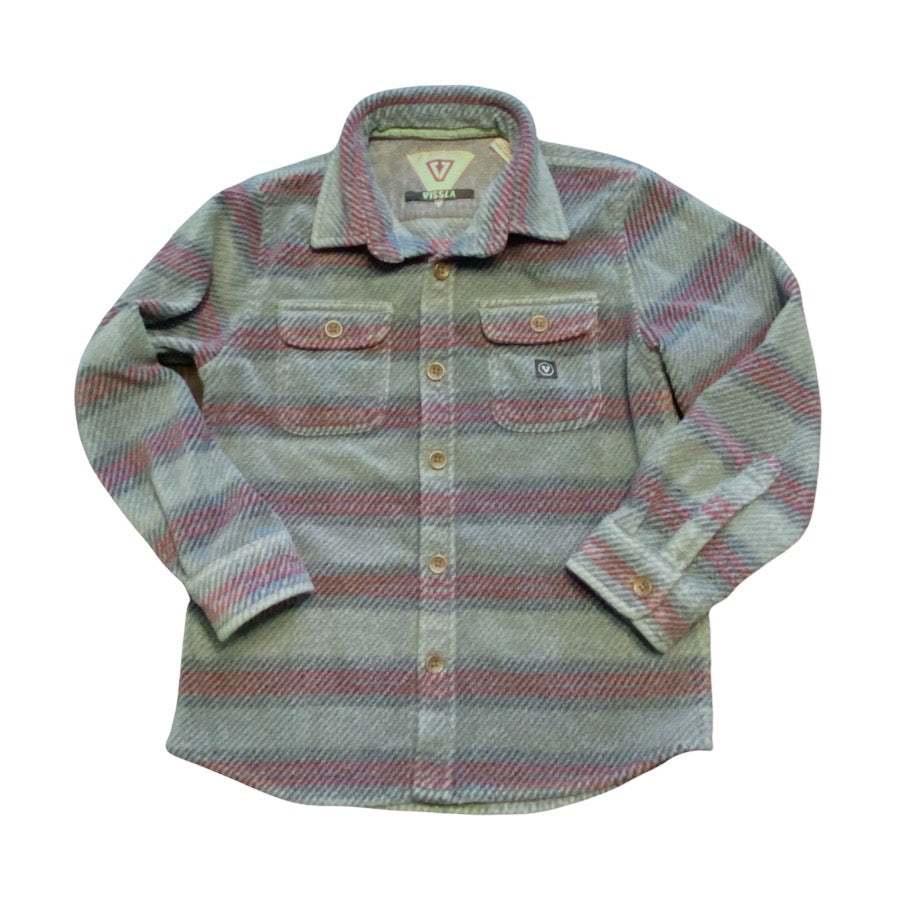 Vissla Fleece Button Down Shirt sz. L