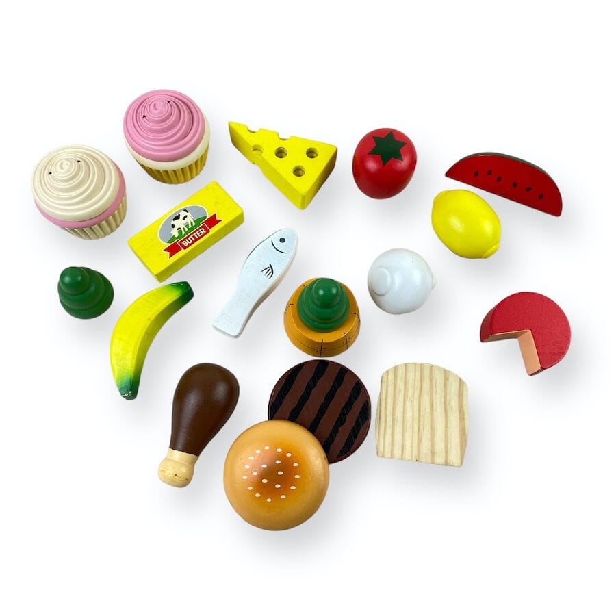 Wooden Play Food Bundle Toys