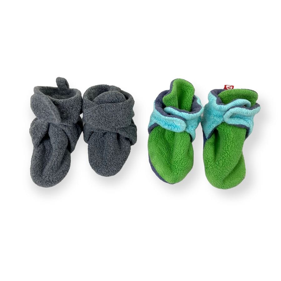 Zutano - Zutano Fleece Baby Bootie Bundle 3M