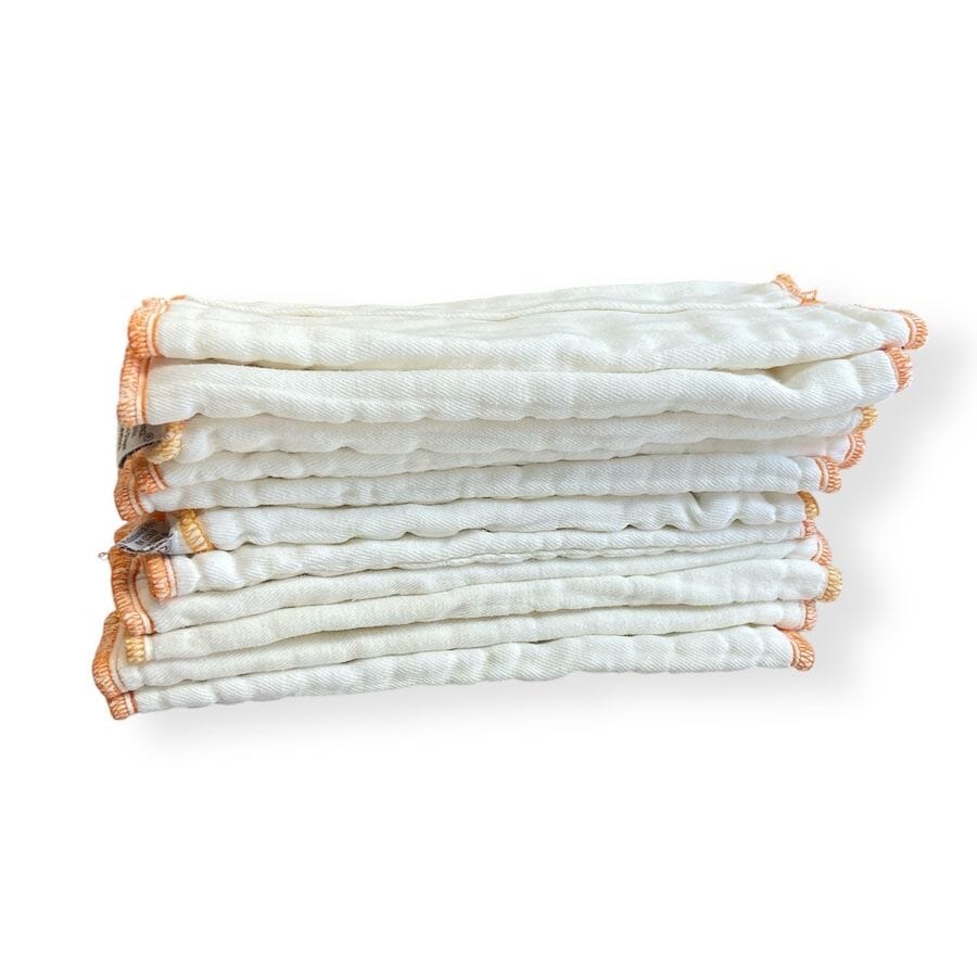 Cloth - eez - 1 Dozen Cloth - eez Prefold Diapers - Newborn