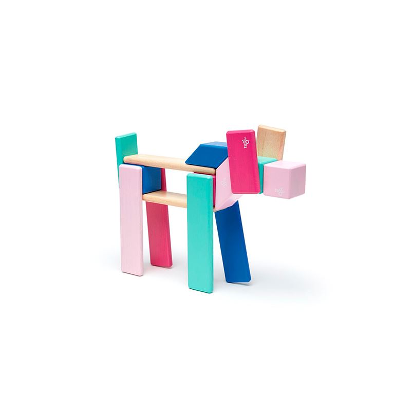 24-Piece Set <br>Magnetic Wooden Blocks <br>Tegu Classics 