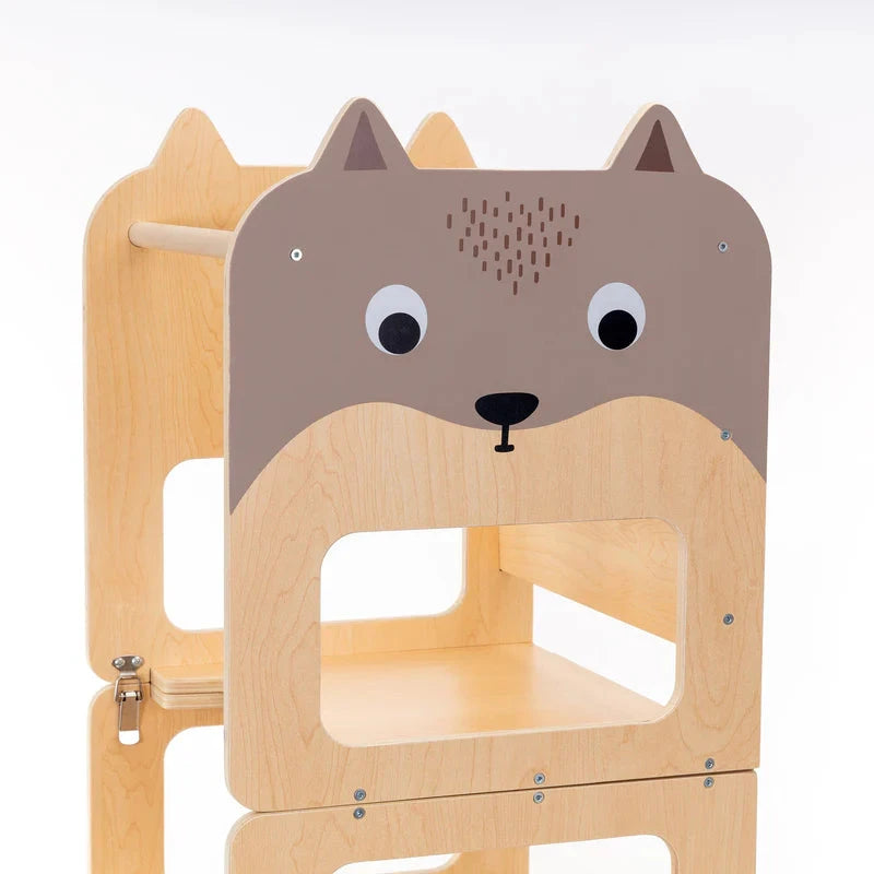 Toddler Tower, Step Stool & Desk Toys | closeup picture.