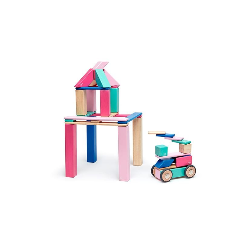 Tegu - 42 - Piece Set Magnetic Wooden Blocks Tegu Classics