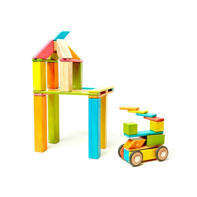Tegu - 42 - Piece Set Magnetic Wooden Blocks Tegu Classics
