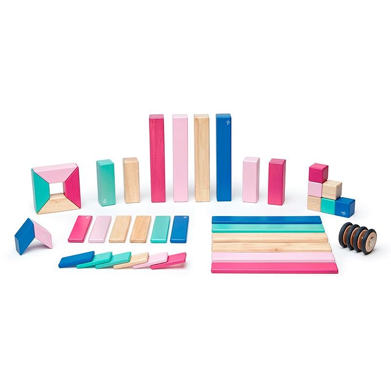 Tegu - 42 - Piece Set Magnetic Wooden Blocks Tegu Classics