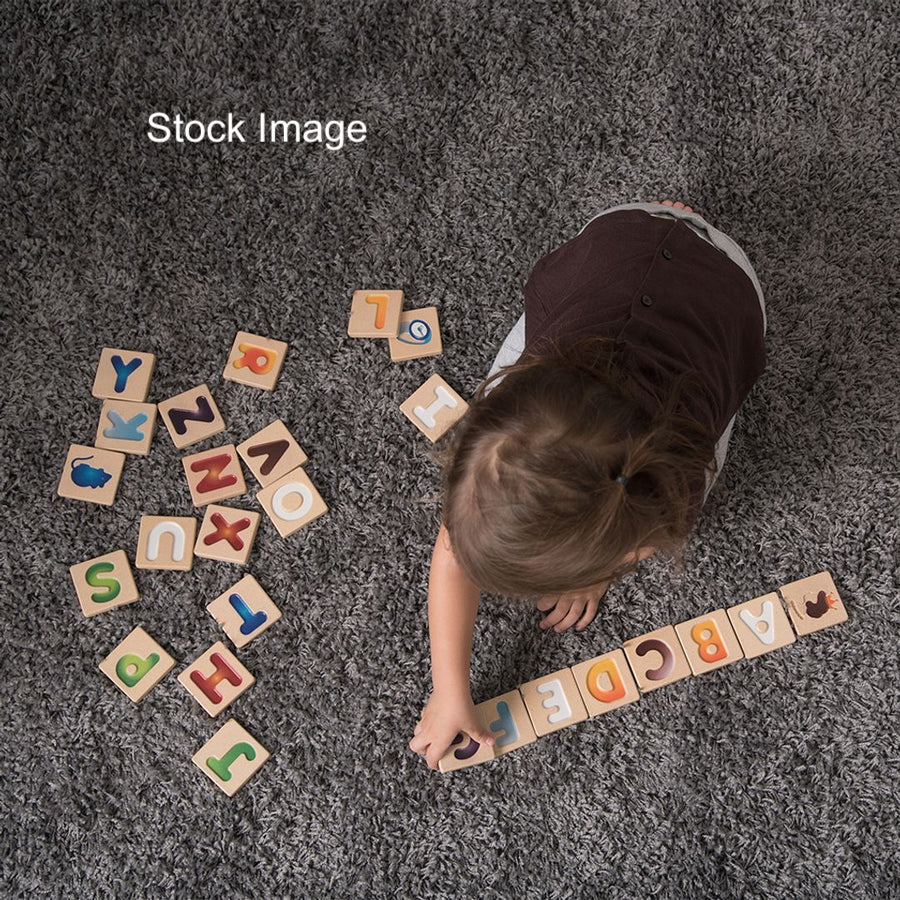 PlanToys Alphabet A-Z Wooden Tiles