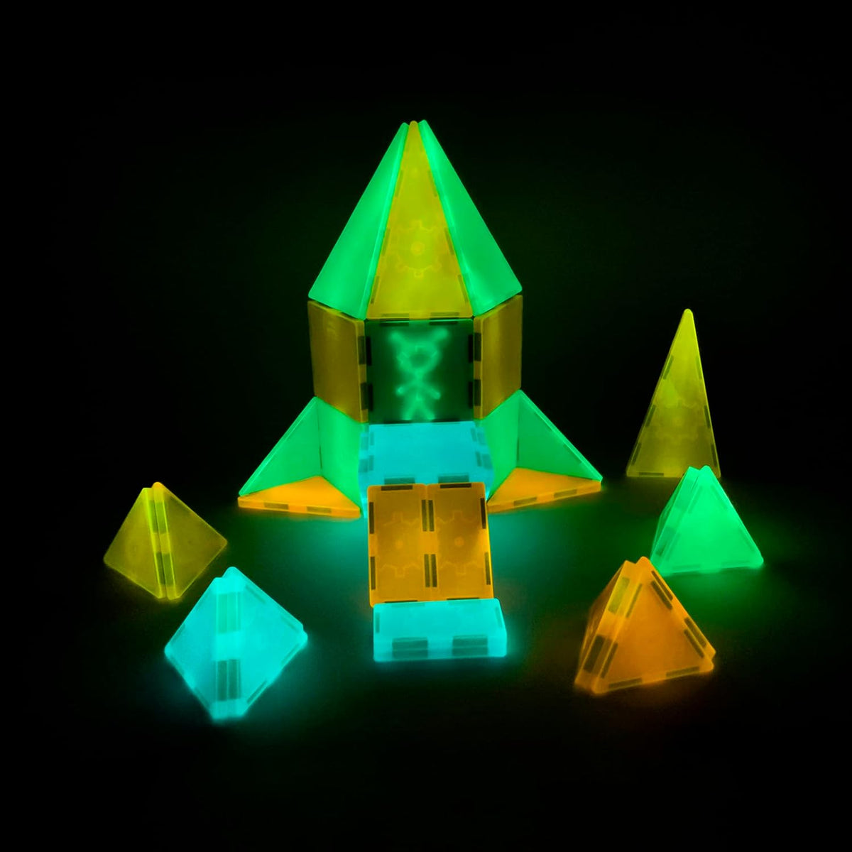 TYTAN Glow in the Dark Magnetic Building Tiles