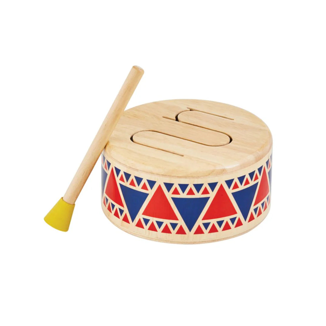 Toy Wooden Drum from PlanToys made from solid wood