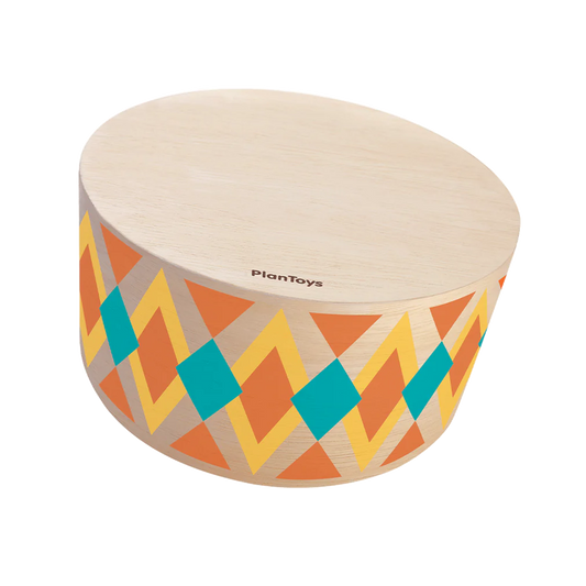 Toy drums inspired by Cajun wood box - PlanToys