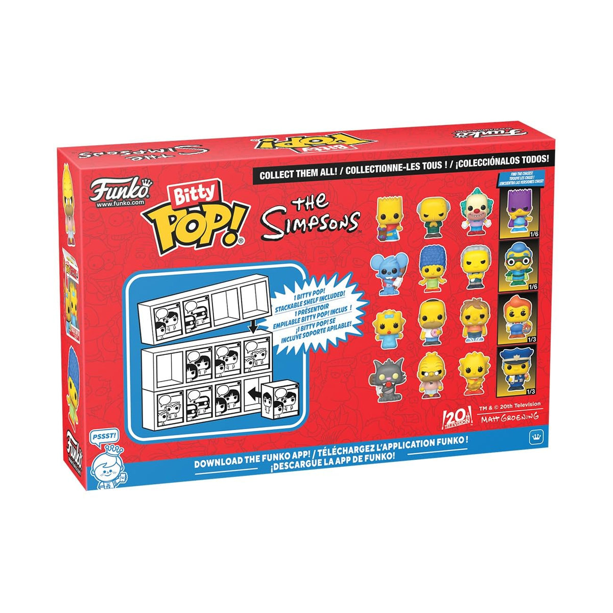 Funko Bitty POP! The Simpsons Bart 4 Pack 85707