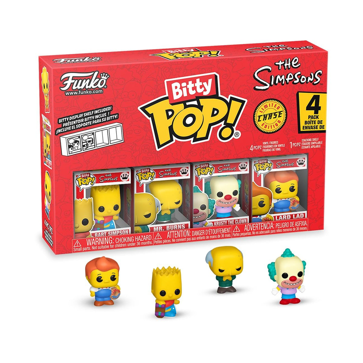 Funko Bitty POP! The Simpsons Bart 4 Pack 85707