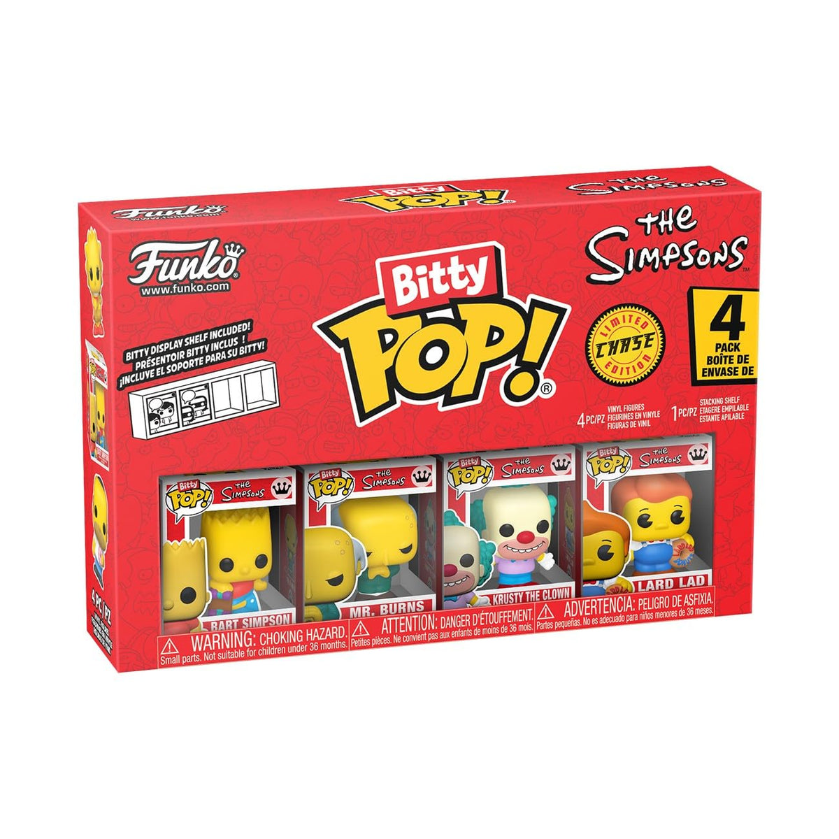 Funko Bitty POP! The Simpsons Bart 4 Pack 85707