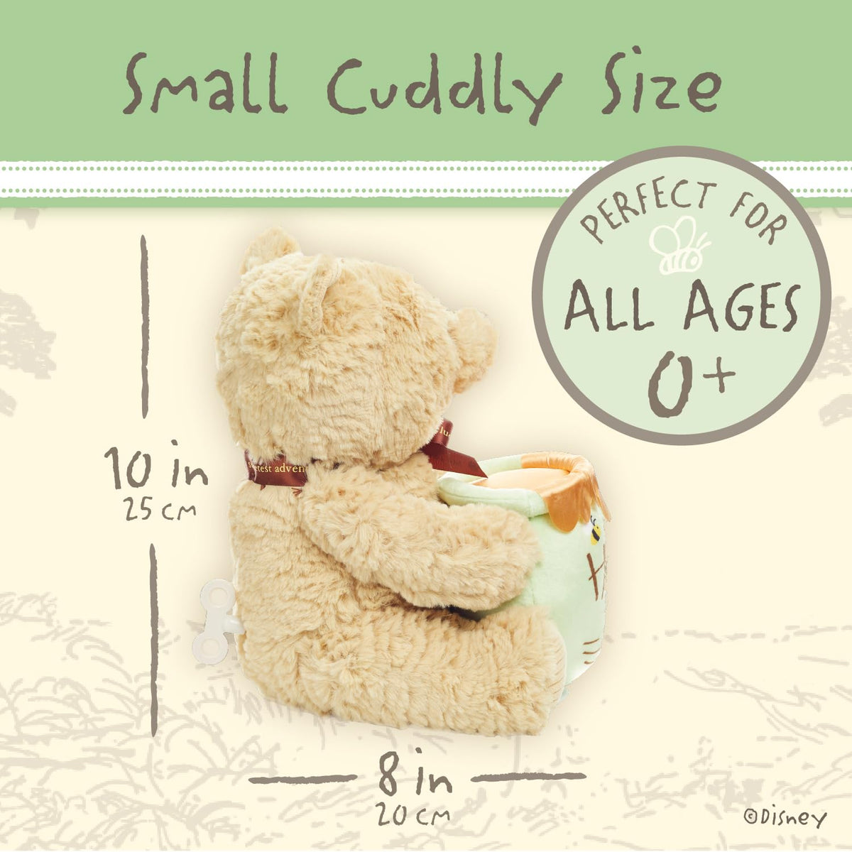 Kids Preferred Disney Baby Classic Pooh Waggy Musical Plush