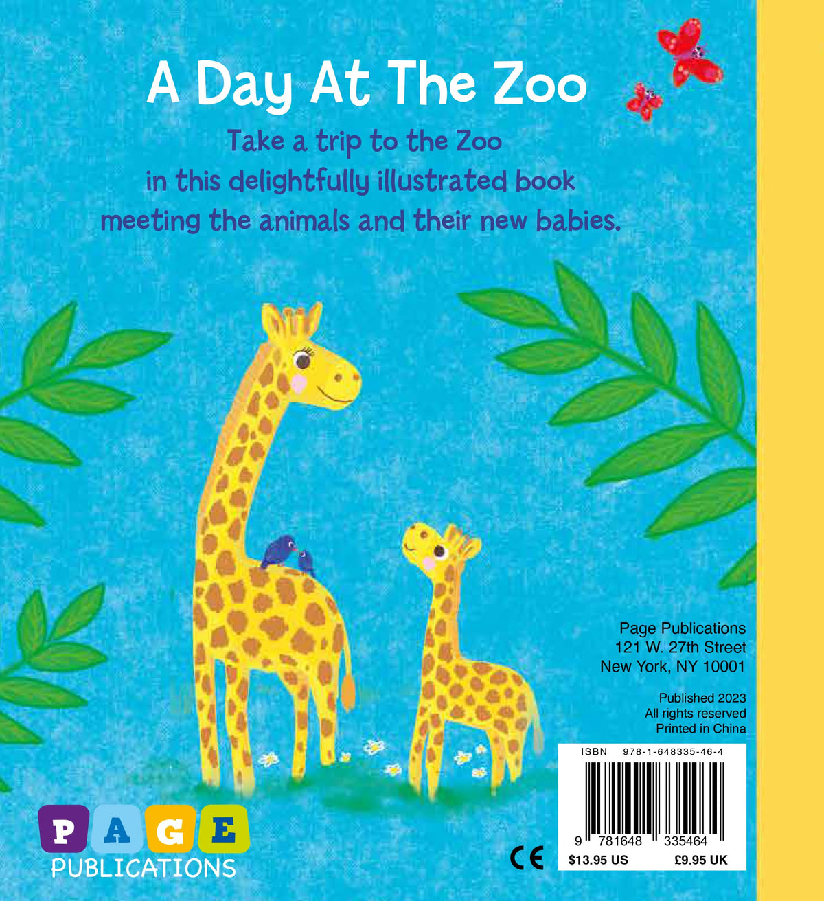 Page Publications A Day at the Zoo Children's Book
