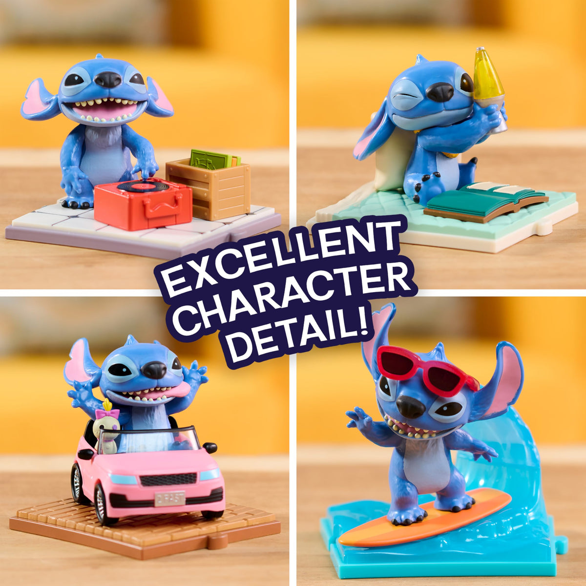 Just Play Disney Stitch Live-Action Movie Time 3-inch Figure 46109