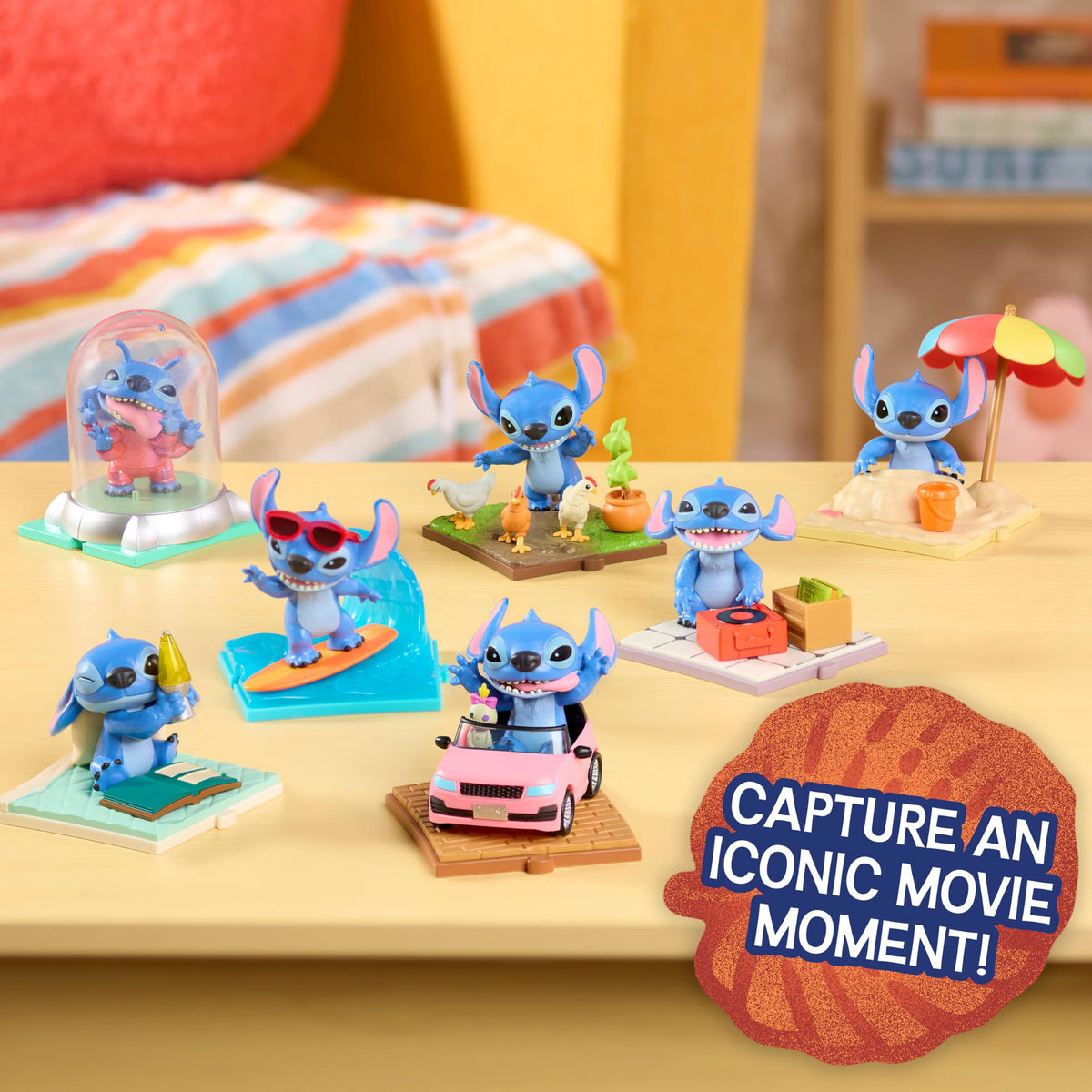 Just Play Disney Stitch Live-Action Movie Time 3-inch Figure 46109