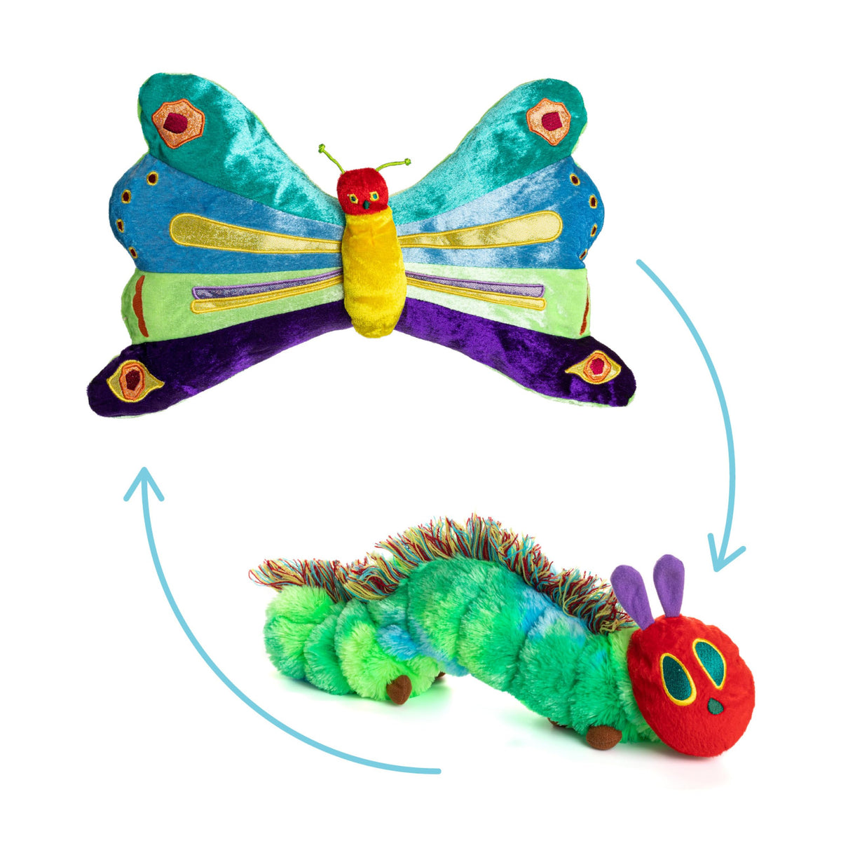 Kids Preferred Very Hungry Caterpillar Reversible Butterfly Plush