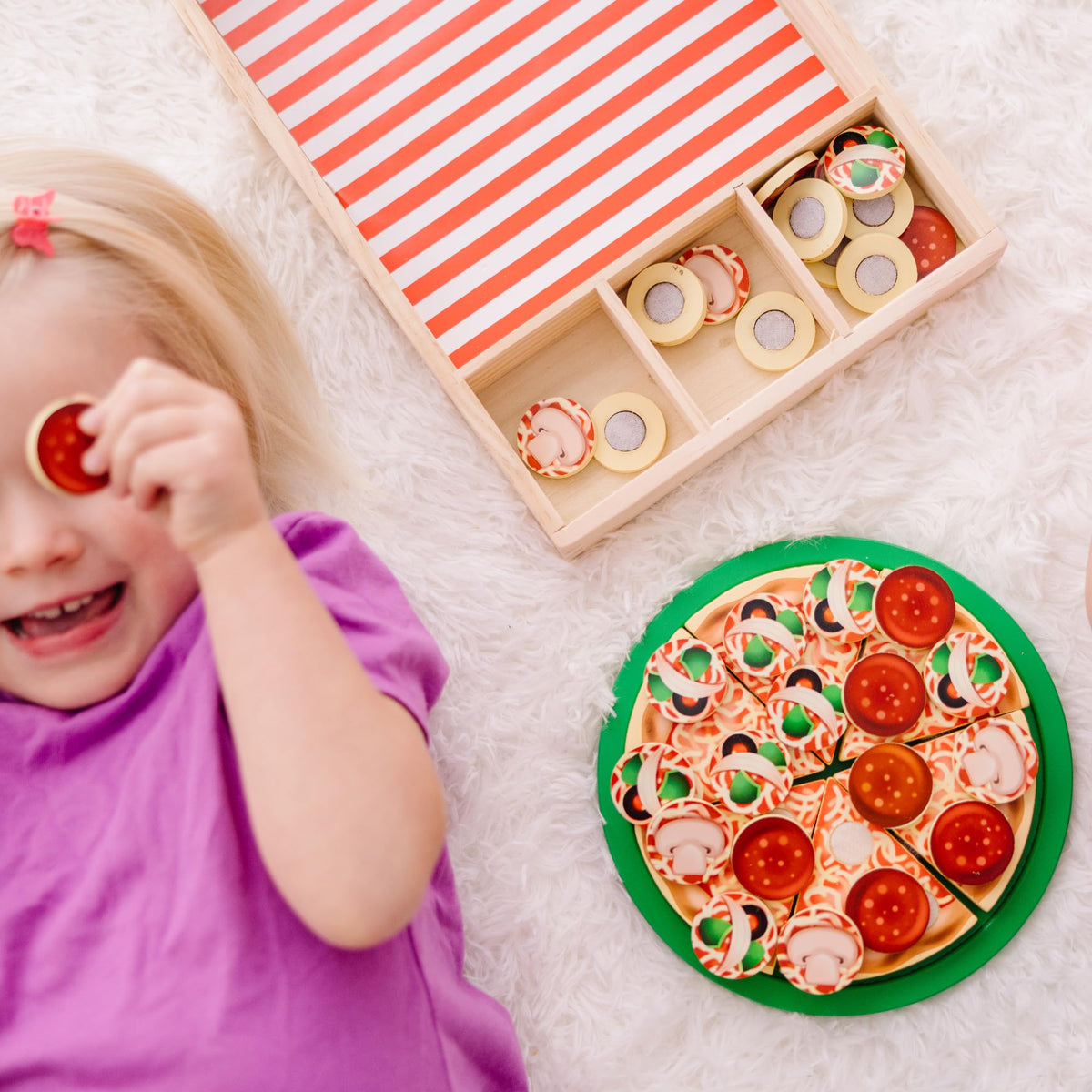 Melissa & Doug Wooden Pizza Party Play Set 167