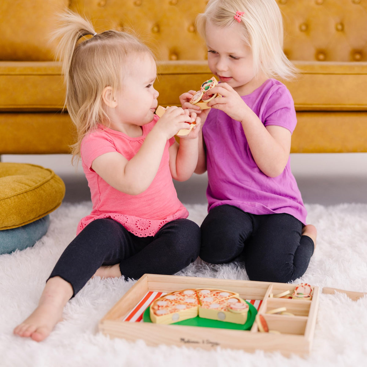 Melissa & Doug Wooden Pizza Party Play Set 167