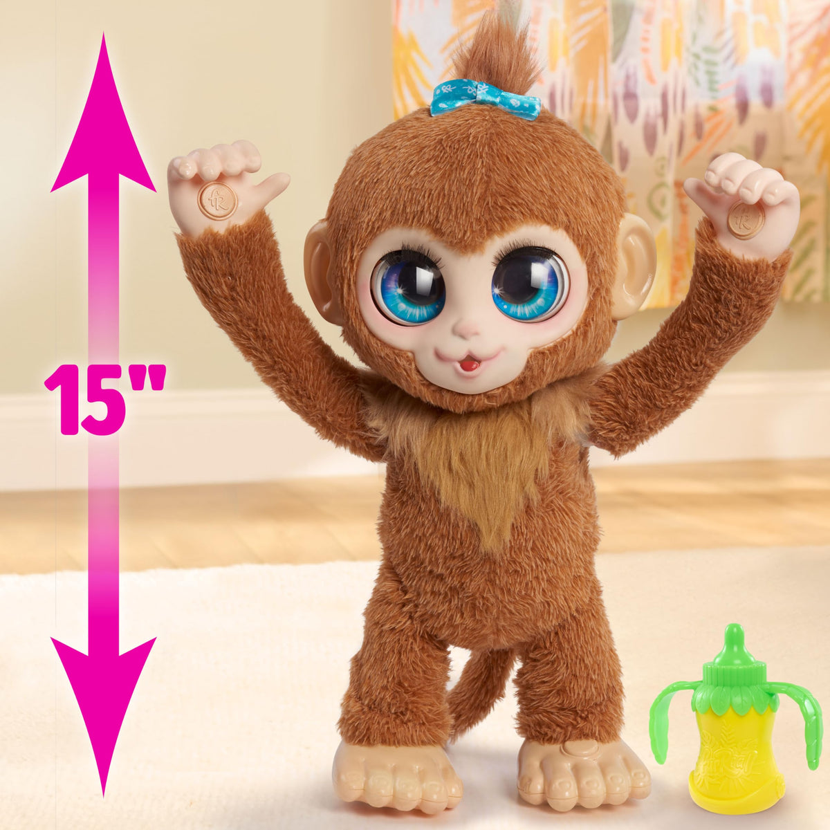 FurReal Peanut the Playful Monkey Interactive Plush 28128