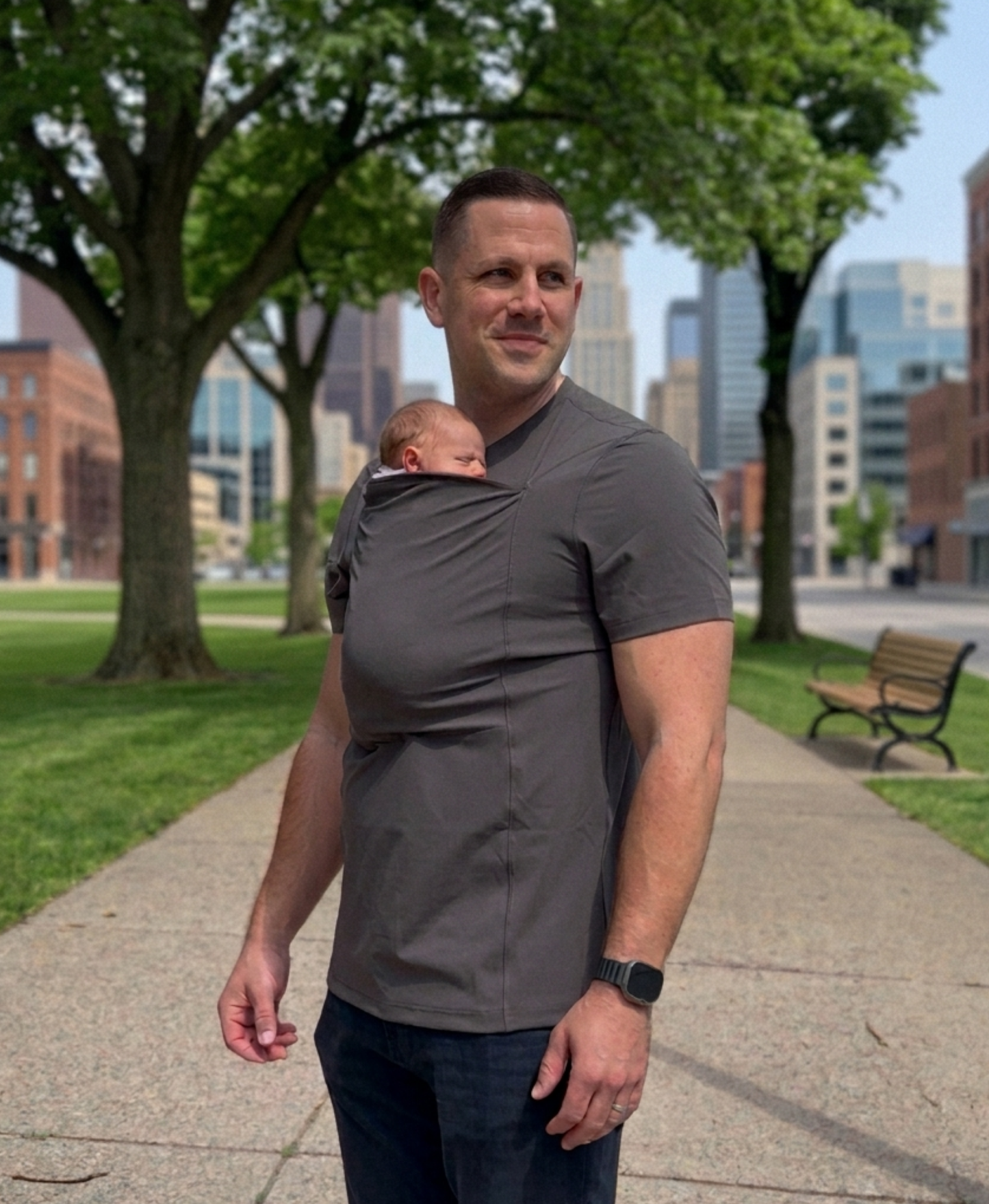 Lalabu Dad Shirt | Gray