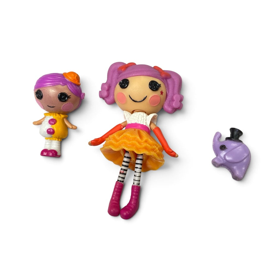 Lalaloopsy Mini Peanut Big Top & Squirt Lil Top Dolls