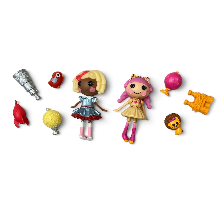 Lalaloopsy Mini Kat Jungle Roar & Dot Starlight Bundle