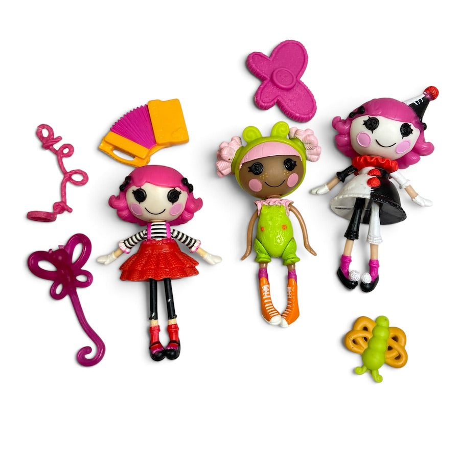 Mini Lalaloopsy Fun House Charlotte and Blossom Dolls