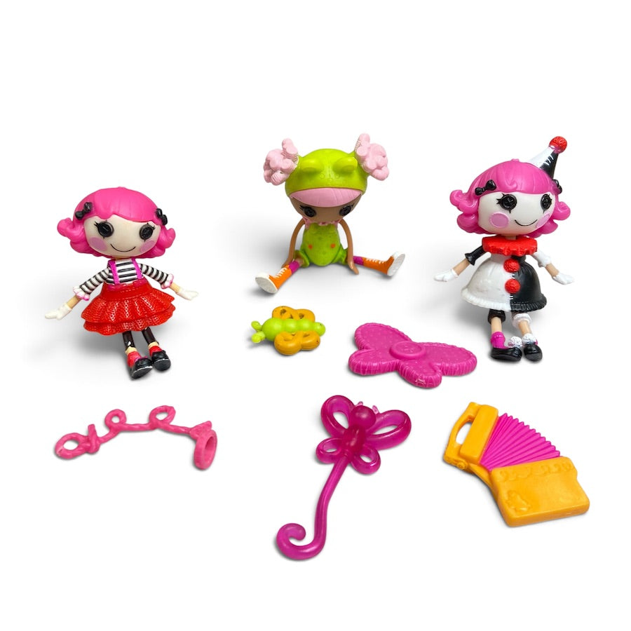 Mini Lalaloopsy Fun House Charlotte and Blossom Dolls