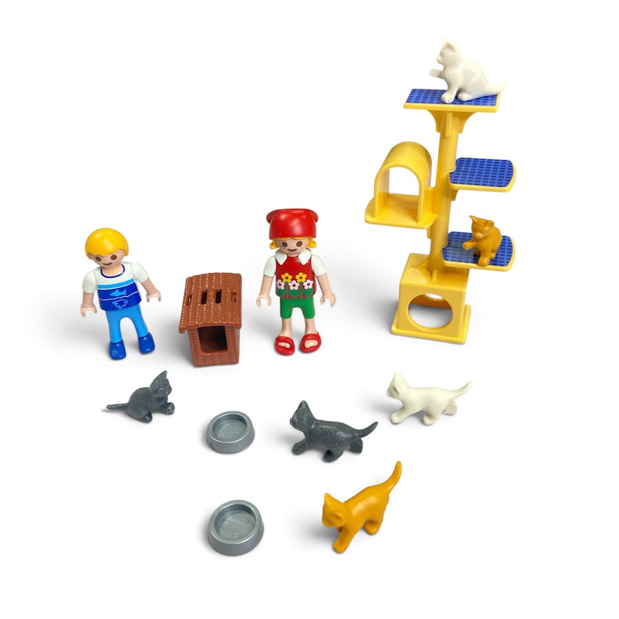 Playmobil Children with Kittens Set 4347