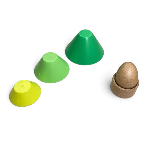 Lovevery Roll & Build Cones + Egg Cup