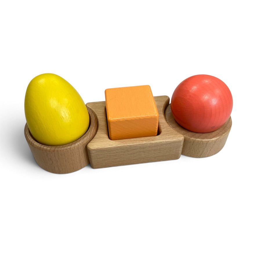 Lovevery Montessori Shapes, 6 Pc Shape Puzzle